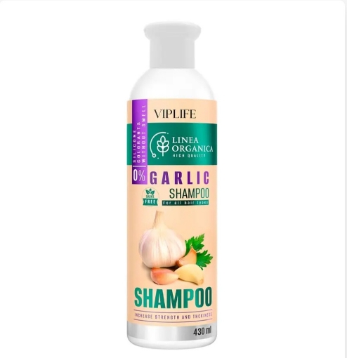 VIPLIFE LINEA ORGANICA Saç şampunu SARIMSAQLI 430 ml sulfatsız şəkil