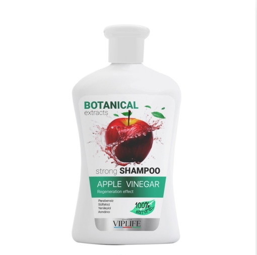 Picture of VIPLIFE Botanical Extracts Apple Vinegar Shampoo Alma sirkəsi ekstraktı ilə şampun 225 ml