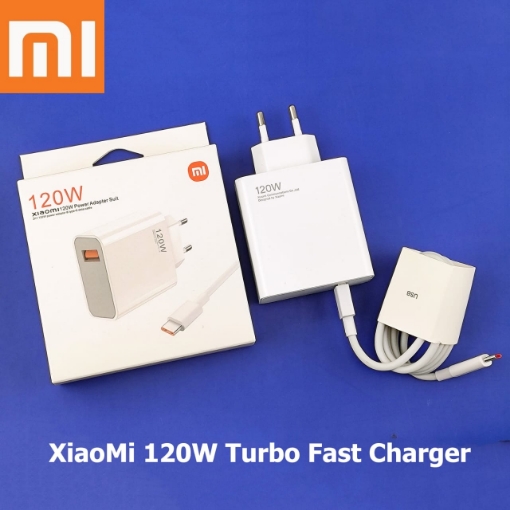 Xiaomi 120W orginal fast charger adapter Şarj Cihazı şəkil